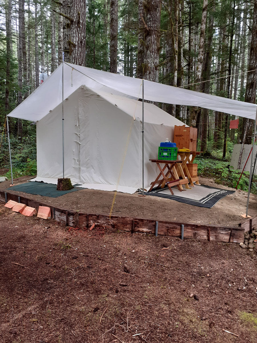 10′ x 12′ Canvas Wall Tent