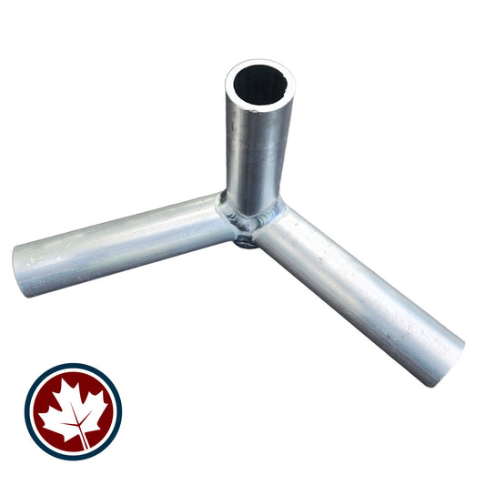 Aluminum Frame Fitting - 3 Prong - 1.5"