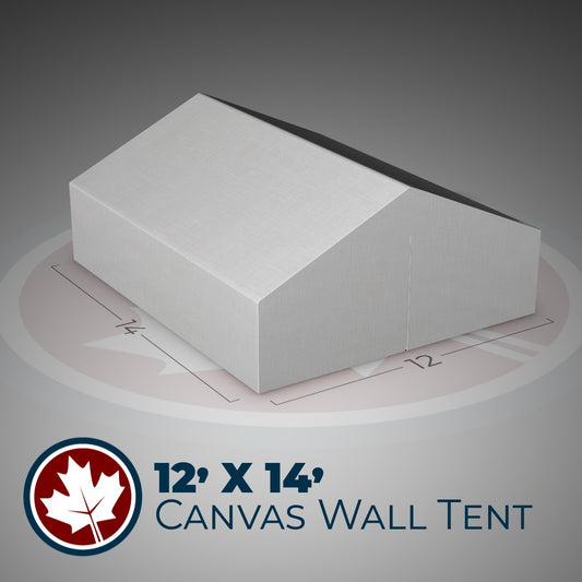 12′ x 14′ Canvas Wall Tent