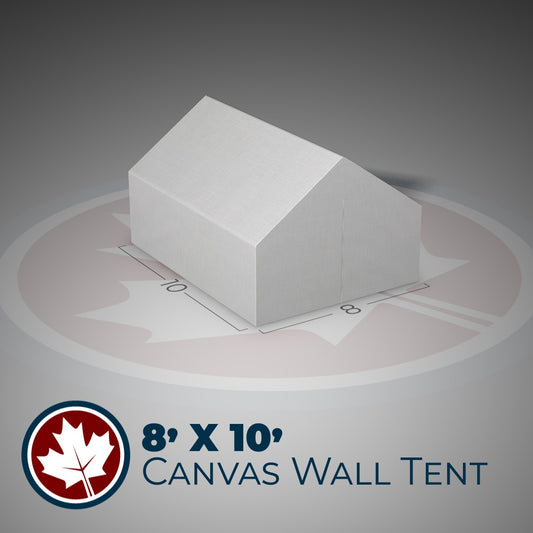 8′ x 10′ Canvas Wall Tent