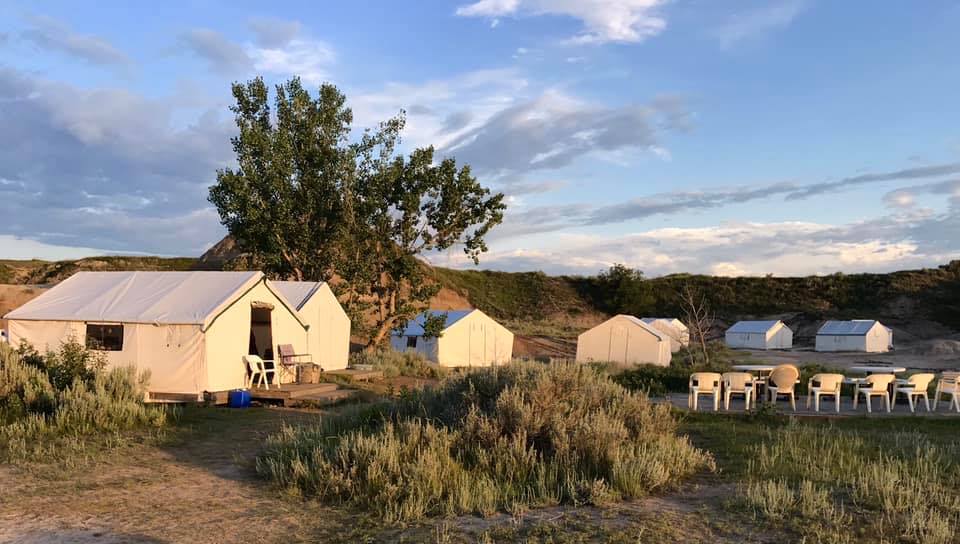 Wall Tent Glamping